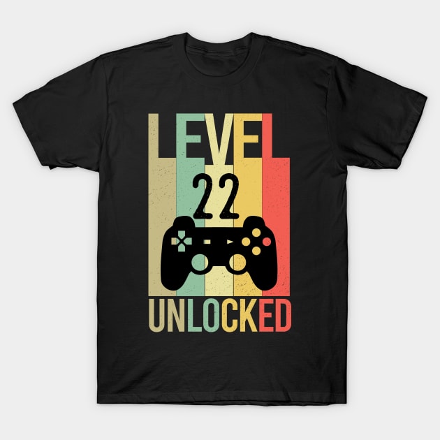 Level 21 unlocked - 22th birthday gift T-Shirt by creativeKh